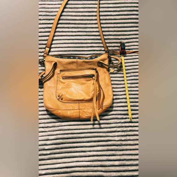 Lucky Brand Buttery Soft Crossbody Purse Light Tan - Picture 11 of 12